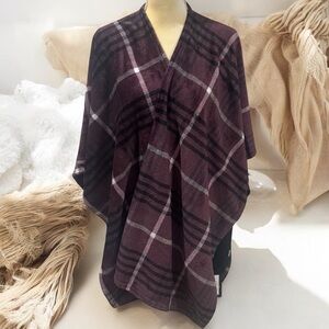 NEW Cuddl Duds Reversible Super Cozy Purple & Black Sleep Wrap Women’s Size S/M